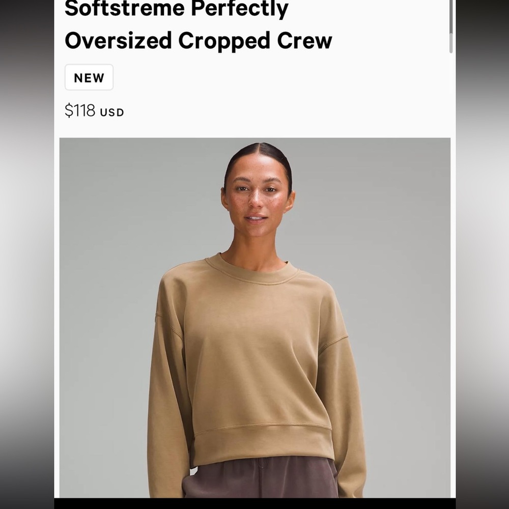 Lulu crewneck like new